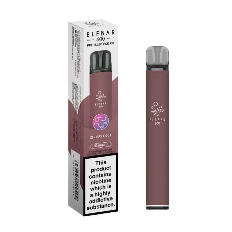 Cherry Cola Elf Bar 600 Prefilled Pod Kit